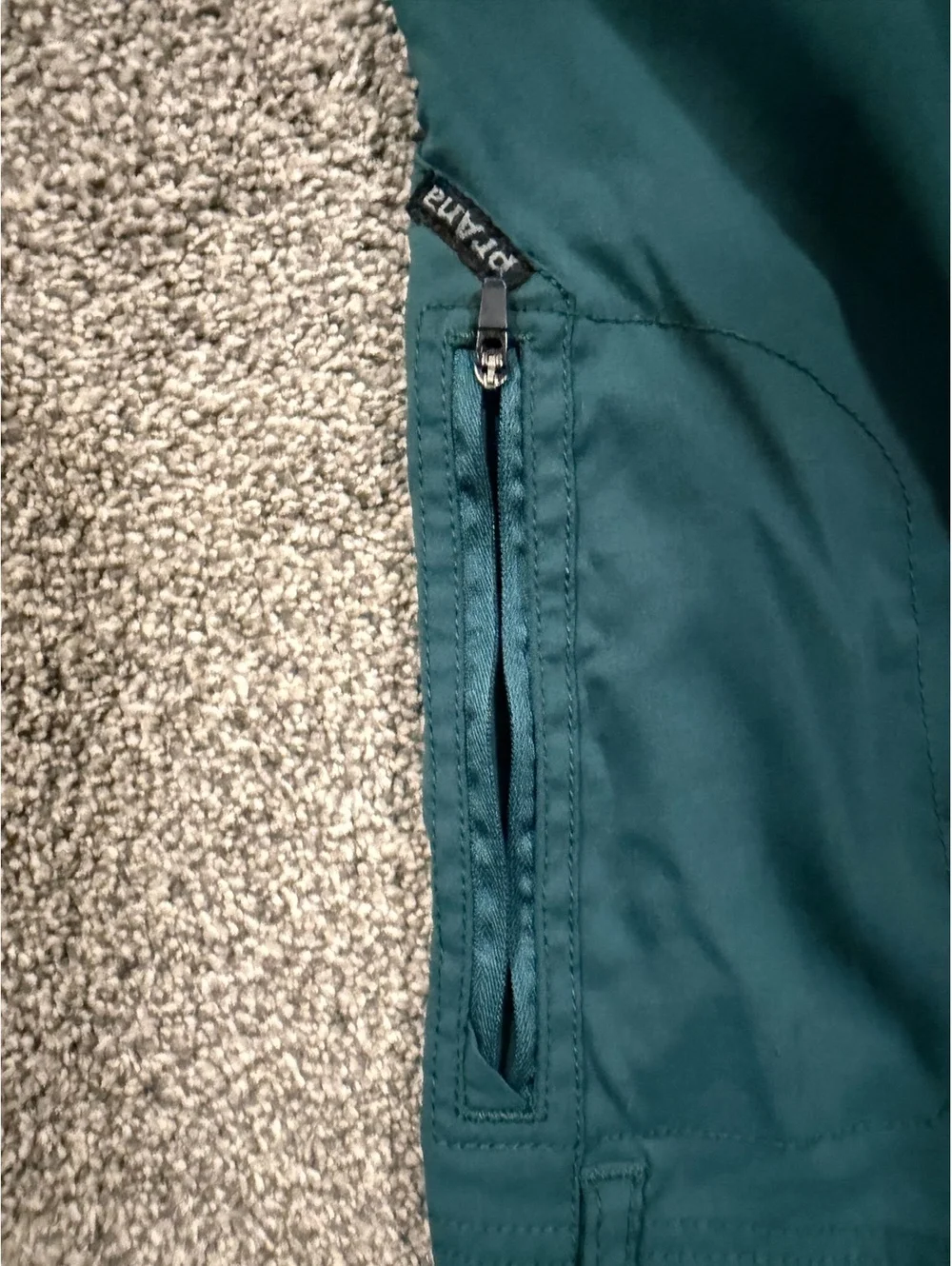 prAna Men’s Slim Fit Chino Pants Teal Green, Size 34